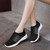 Women's black flyknit stripe hollow sock like entry shoe sneaker 05