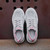 Women's grey flyknit stripe hollow sock like entry shoe sneaker 06