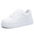 Women's white label print casual platform shoe sneaker 01