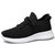 Men's black white flyknit texture stripe sock like fit shoe trainer 01