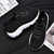 Men's black casual flyknit texture sock like fit shoe sneaker 06