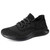 Men's dark grey casual flyknit texture pattern shoe sneaker 01