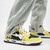 Men's yellow retro pattern & label print lace up shoe sneaker 04