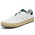 Men's white casual lathe line accents lace up shoe sneaker 01