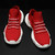 Men's red stripe texture letter print shoe sneaker 06