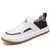 Men's white label print casual slip on shoe sneaker 01