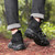 Men's black flyknit high top accents sock like sport shoe sneaker 09