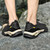 Men's black mesh hollow out casual shoe sneaker 03