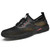 Men's black mesh hollow out casual shoe sneaker 01