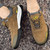 Men's khaki logo pattern & prints shoe sneaker 02