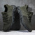 Men's armygreen flyknit texture sock like fit shoe sneaker 06