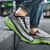 Men's black stripe label print sport shoe sneaker 05