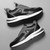 Men's black grey flyknit casual sport shoe sneaker 04