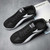 Men's black white label print casual sport shoe sneaker 07