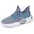 Men's blue hollow out & prints casual sport shoe sneaker 01