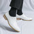 Men's white point toe derby dress shoe 05