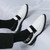 Men's white back buckle strap penny slip on shoe mule 02