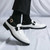 Men's white back buckle strap penny slip on shoe mule 03