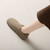 Women's brown casual buckle strap winter slip on shoe 03