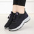 Women's black prismatic texture pattern casual shoe sneaker 04