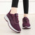 Women's purple prismatic texture pattern casual shoe sneaker 02