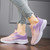 Women's purple flyknit stripe texture casual shoe sneaker 03