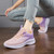 Women's purple flyknit stripe texture casual shoe sneaker 02