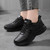 Women's black stripe accents casual shoe sneaker 06