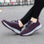 Women's dark purple weave pattern texture casual shoe sneaker 06