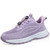 Women's purple weave pattern texture casual shoe sneaker 01