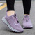 Women's purple weave pattern texture casual shoe sneaker 04