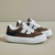 Women's brown casual retro shoe sneaker 04