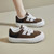 Women's brown casual retro shoe sneaker 02