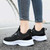 Women's black flyknit pattern stripe texture shoe sneaker 03