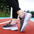 Women's black pink flyknit pattern stripe texture shoe sneaker 02