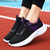 Women's black purple flyknit pattern stripe texture shoe sneaker 04