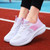 Women's white flyknit pattern stripe texture shoe sneaker 04