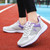 Women's grey sport figure pattern & print shoe sneaker 07