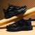 Women's black splicing accents casual shoe sneaker 04