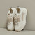 Women's khaki label print thick sole casual shoe sneaker 05