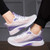 Women's purple pink flyknit stripe texture pattern shoe sneaker 02