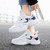 Women's white thread accents casual shoe sneaker 02