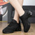 Women's black flyknit stripe pattern texture casual shoe sneaker 02