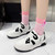 Women's white black label tab casual shoe sneaker 03