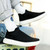 Men's black flyknit sock like entry slip on shoe sneaker 09