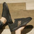 Men's black mixed pattern shape casual shoe sneaker 02