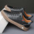 Men's black pattern & label print stripe casual shoe sneaker 06