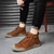 Men's brown thread & layer accents casual shoe sneaker 05
