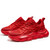 Men's red dragon pattern sport shoe sneaker 01