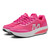 Women's red floral pattern lace up rocker bottom shoe sneaker 09